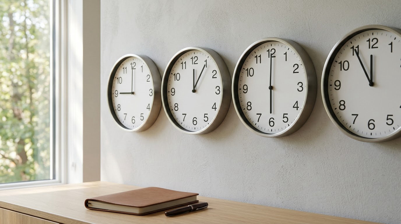 how to schedule meetings across time zones