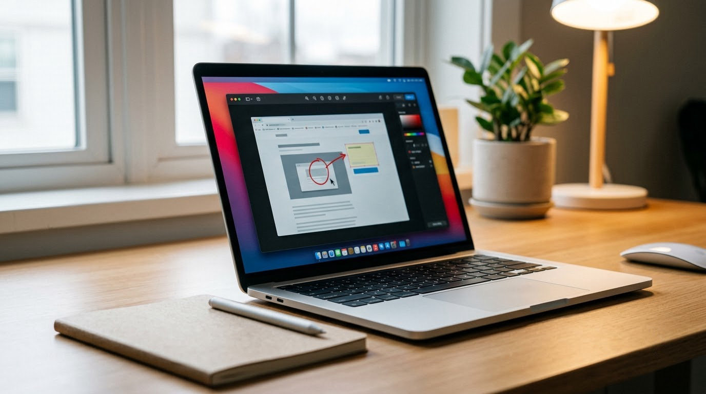 how to take and annotate screenshots on a mac