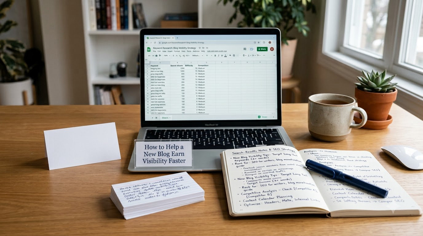 How to Help a New Blog Earn Visibility Faster