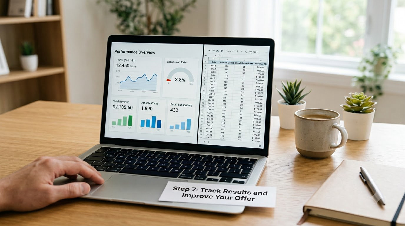 Step 7: Track Results and Improve Your Offer