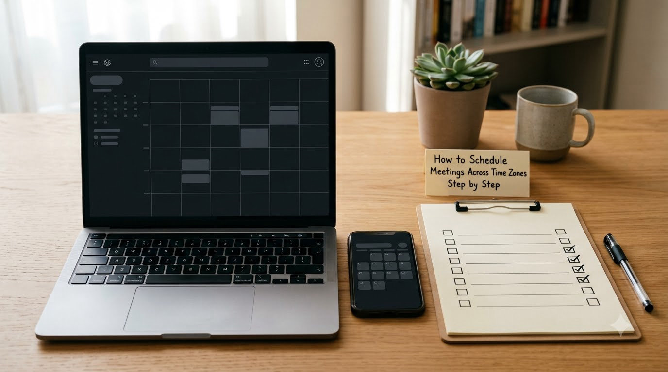 How to Schedule Meetings Across Time Zones Step by Step